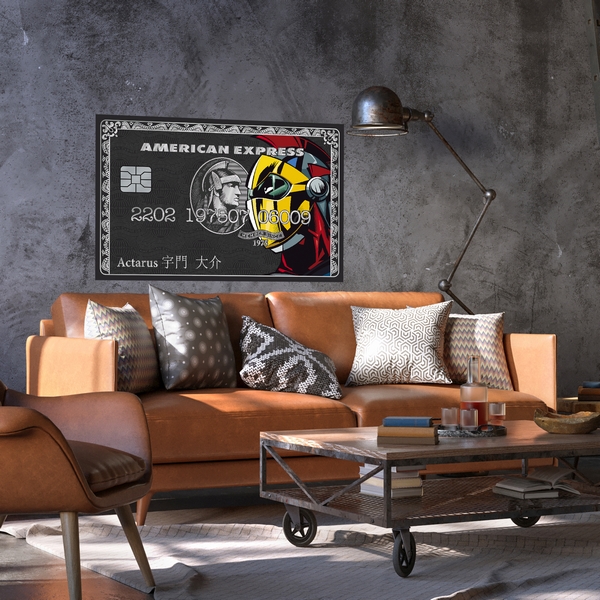 Dibond American Express Actarus Goldorak